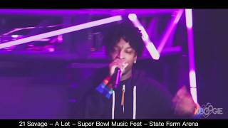 Days before ICE arrest 21 Savage performs "a lot" @ Super Bowl Music Fest