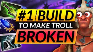 EASILY CARRY with this NEW 7.28a BUILD - BROKEN Troll Warlord Tips - Dota 2 Guide