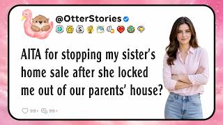 AITA for stopping my sister's home sale after she locked me out of our parents' house