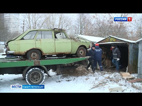 После многолетних судебных тяжб в кооперативе "Маяк" начали демонтаж гаражей