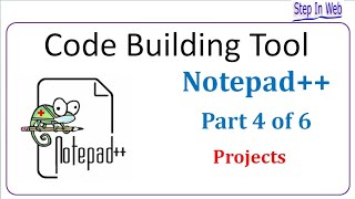 Notepad++ Working With Project Part-4 (Code Building Tool)