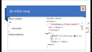 Do while | Iterative Statement | Control Statement in C | C Programming| Part3 |AllTechEmbedd