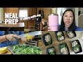 Meal Prep With Me + Clean With Me | Postpartum Weight Loss Journey