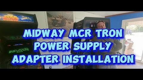 TRON MIDWAY MCR SWITCHING POWER SUPPLY ADAPTER INSTALLATION