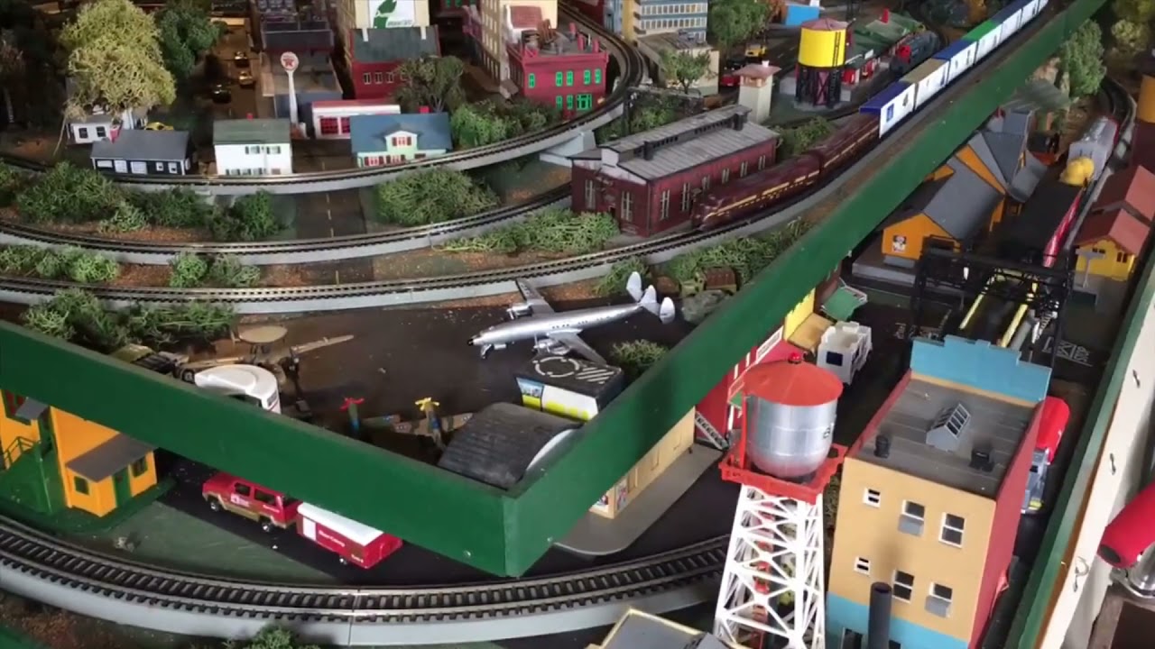 My N scale and HO bi-level model train layout in 2020 (REVISITED V2 released in 2024) G scale bonus