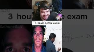 hours before the exam
