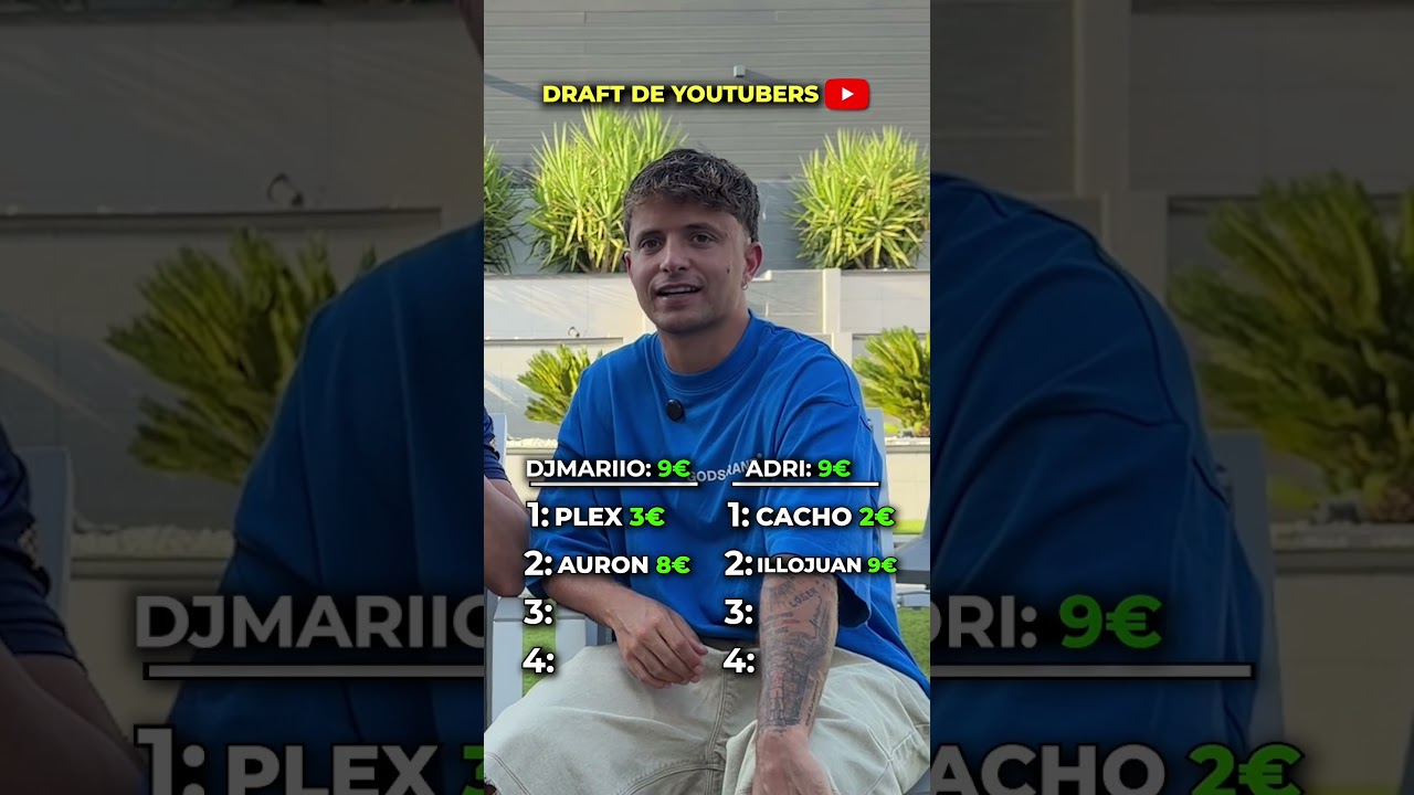 Draft de Youtubers con DjMaRiiO ¿QUIÉN GANA? 📺😈 #shorts #humor