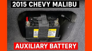 How To Change auxiliary battery In 2015 Chevrolet Malibu Yourself DIY