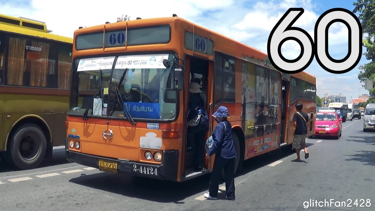 [BMTA] Loud ZF - 44124 on Service 60 - Hino RU1JSSL Thonburi Bus Body