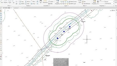 AutoCAD LT. Drawing BS5837 tree groups.