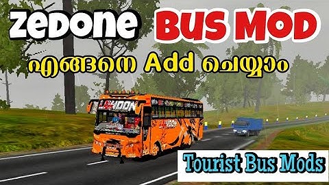 How To Add Zedone Tourist Bus Mod In Bussid | Sreyas Yatheendran