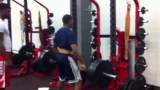 Zach Yancey's Hang Clean 185 x 3 class of 2017