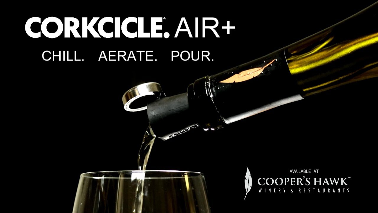 Corkcicle AIR+ ~ Available at Cooper's Hawk Winery & Restaurants 