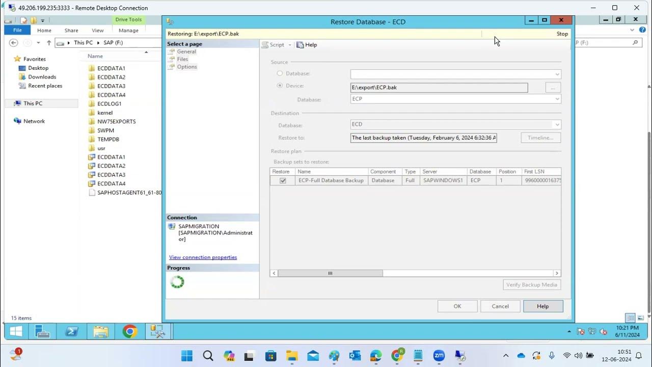 Sql Server Restore Scenarios