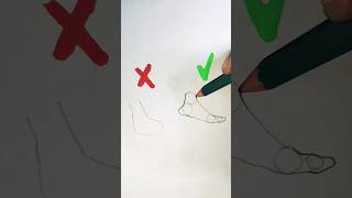 how to draw 🦶