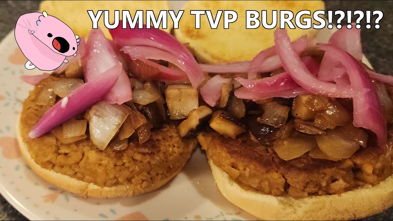 The Best TVP Vegan Burger (cheap)