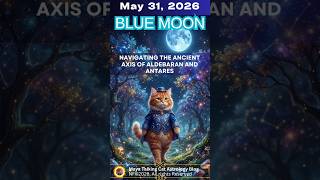 May 31, 2026 - Full Blue Moon - navigating the ancient axis of Aldebaran and Antares