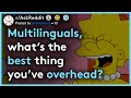 Multilinguals share the hilarious things they've overheard