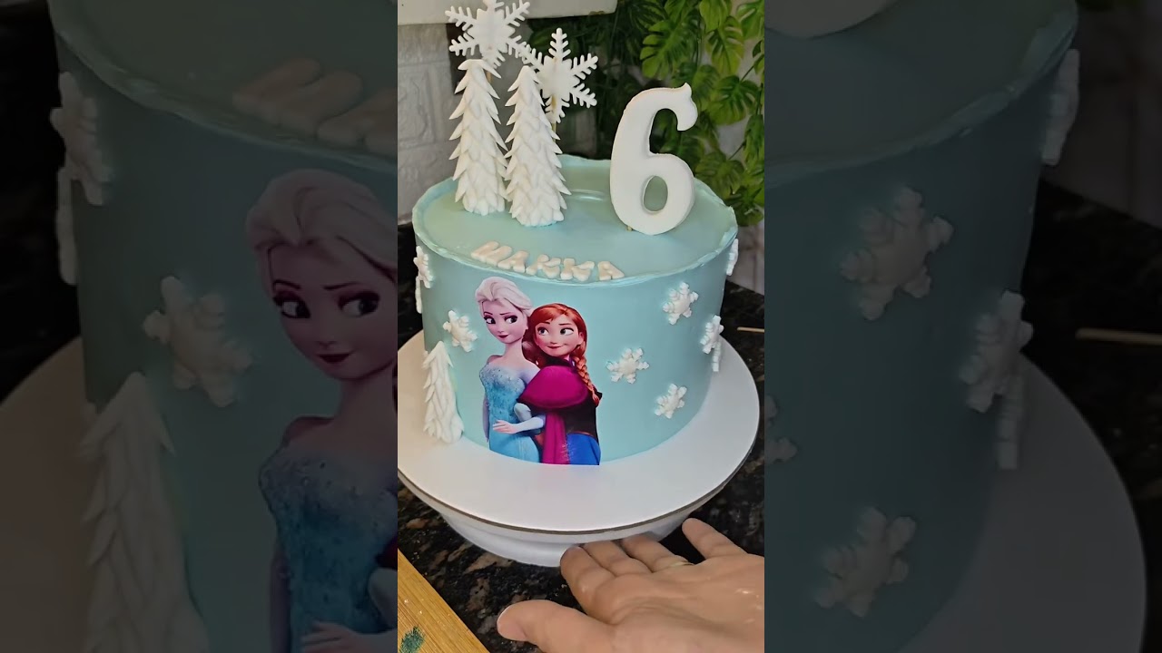 كيك السا وانا ..🩷💜 تورته عيد ميلاد.   تورته بنات