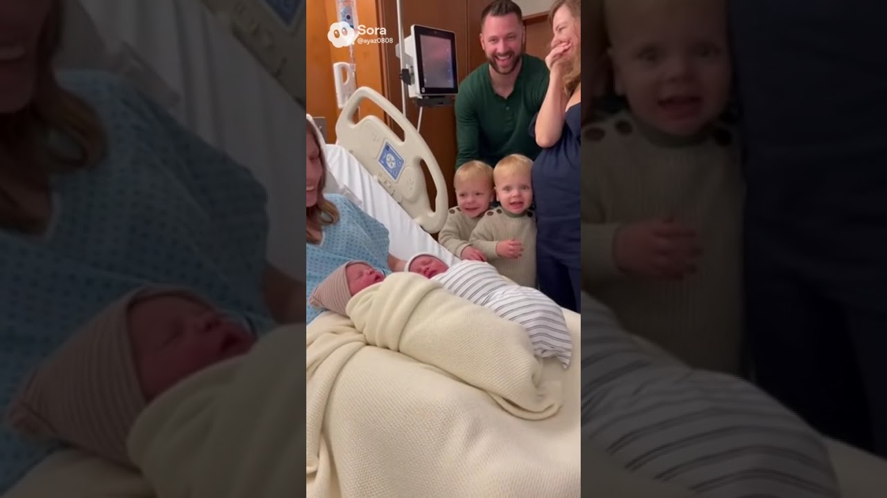 A real, single continuous phone-camera shot inside a hospital room. 🥹🤫 