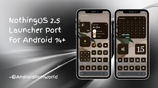 NothingOS Launcher Port For Any Android 14+ No Root | #nothingos #androidmods screenshot 2
