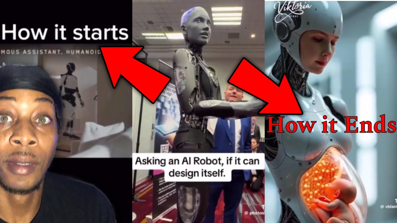⁣STRANGE A.I. ROBOT TikToks | REACTION #moneybaggcooreacts #Goneviral