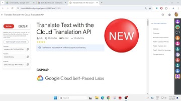 Translate Text with the Cloud Translation API|| #GSP049 || #2025 Solution
