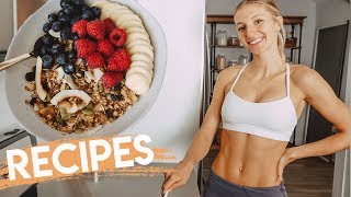 WHAT I EAT TO STAY LEAN & FIT (Pre+ Post Meal Recipes)