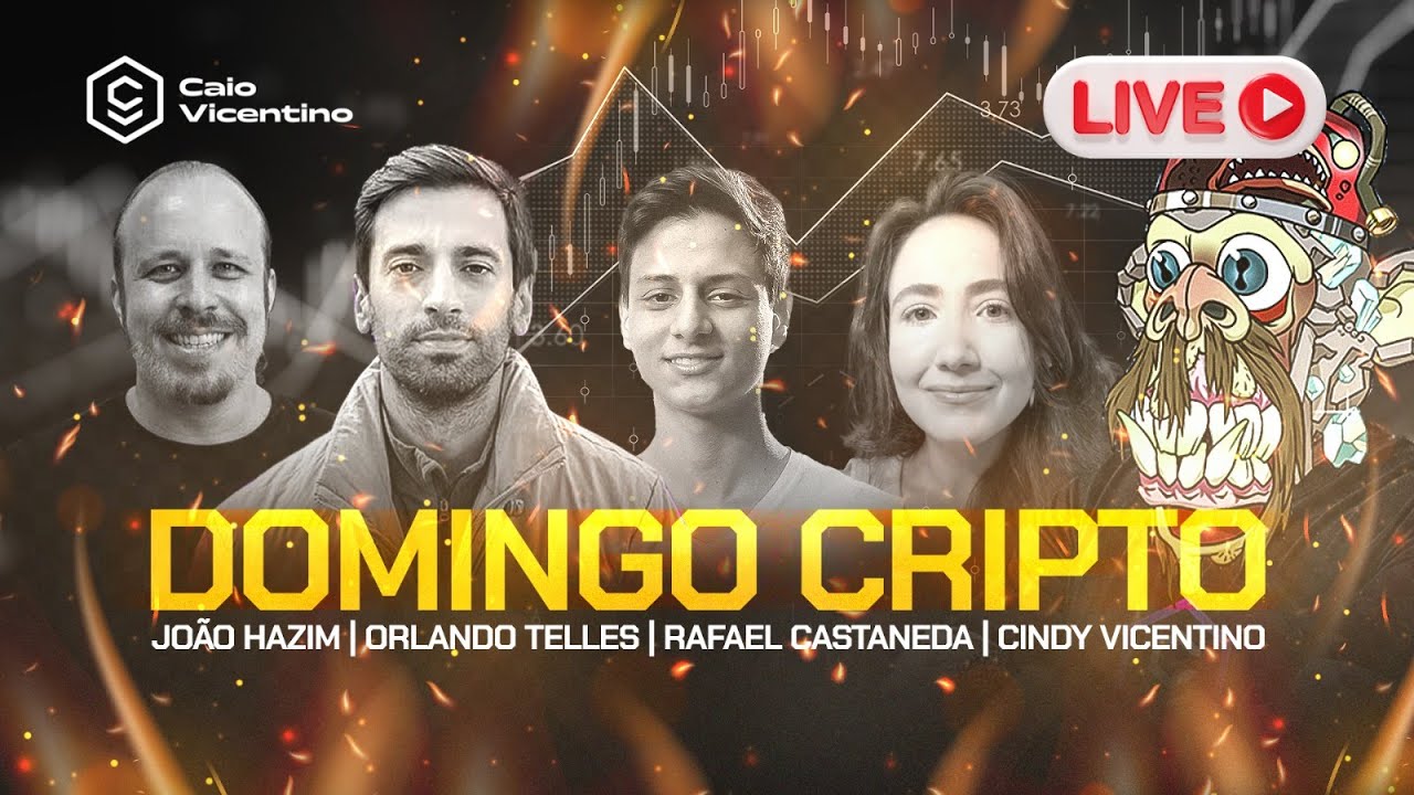 DOMINGO CRIPTO COM JOÃO HAZIM, CINDY VICENTINO, ORLANDO TELLES e CASTA  CRIPTO - 19/11/2023
