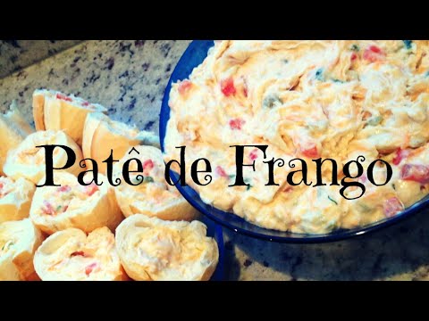 Patê de Frango - O melhor que já comi!😱🍞🍗💕