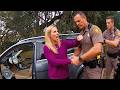 Psycho Karen Arrested for DUI After Destroying 2 Mailboxes | Karens Getting Arrested By Police