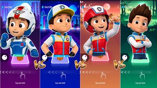 EPIC Paw Patrol  Basketball Ball Run Challenge! 🐾 Who Will Win  | Tiles Hop EDM Rush!