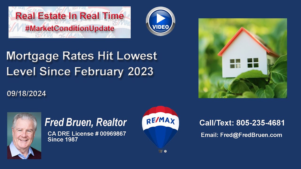 Mortgage Rates Hit Lowest Level Since February 2023