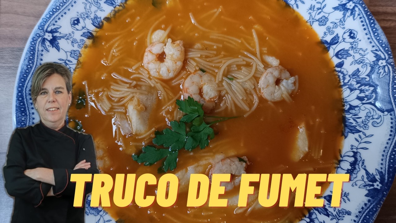 Cómo hacer sopa de merluza y gambas potente 🔥
