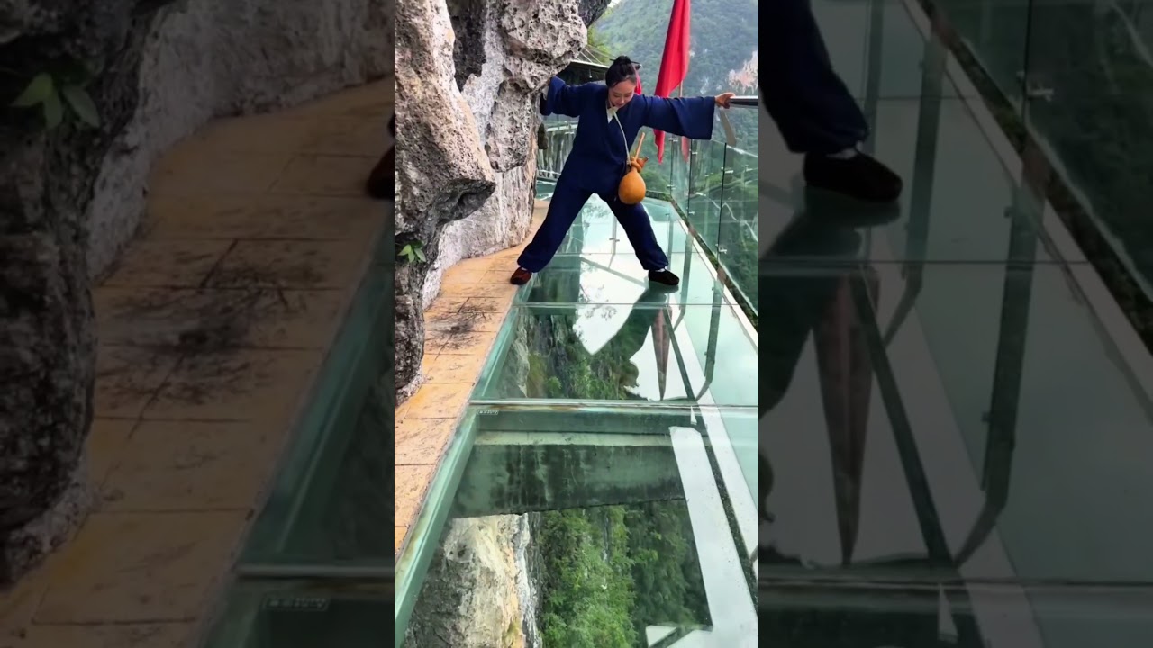 Challenge the Limit: Fear of Heights Tested on a Glass Bridge