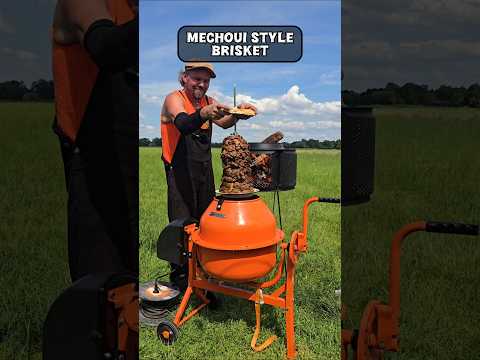 Mechoui style brisket op me nieuwe spit!! - uitslag vd winactie