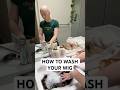 How to wash a hat wig 🫧 #wigs #alopecia #tutorial