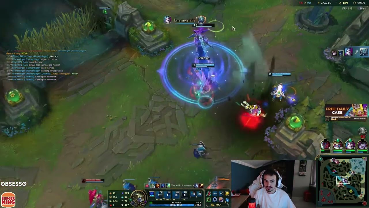 Naru Lissandra'sı Herkesi Geçmişe Götürüyor! | Lol Yayın Anları 