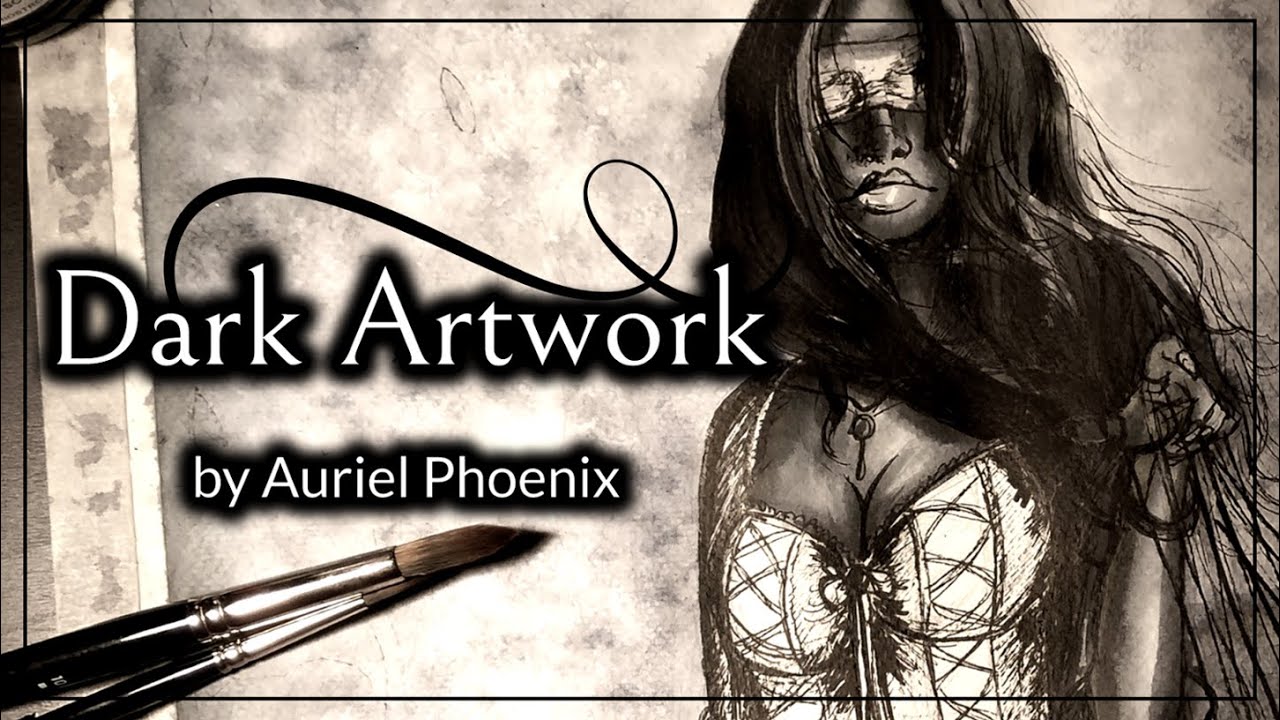 How to make Dark Art with Chinese Ink (