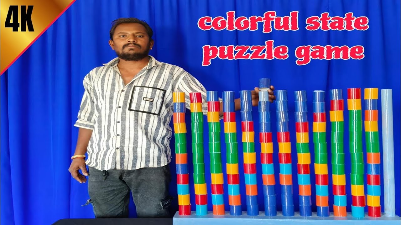 Top 10 Sort Coloring Cylinders Design Matching Game Challenge videos | New Puzzle 2026