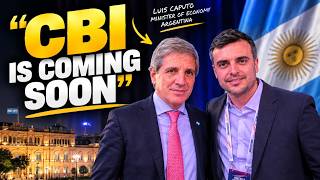 I attended an event with Argentina’s President Javier Milei & Luis Caputo 🇦🇷