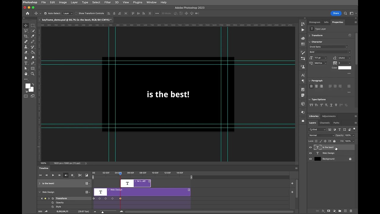 How to Create a Simple Title Animation in Photoshop - PHLEARN