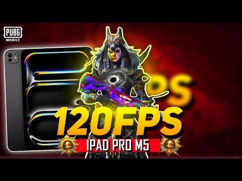 NEW iPAD PRO M5!😱 120FPS GAMEPLAY🔥 PUBG MOBILE - BGMI
