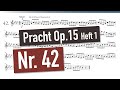 Robert Pracht - Neue Violin Etüden Op. 15 (Heft 1) - Nr. 42