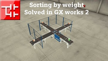 Factory IO Sorting by Weight | GX works 2 | Mitsubishi PLC