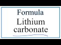 Ionic Compounds and Lithium Chemistry