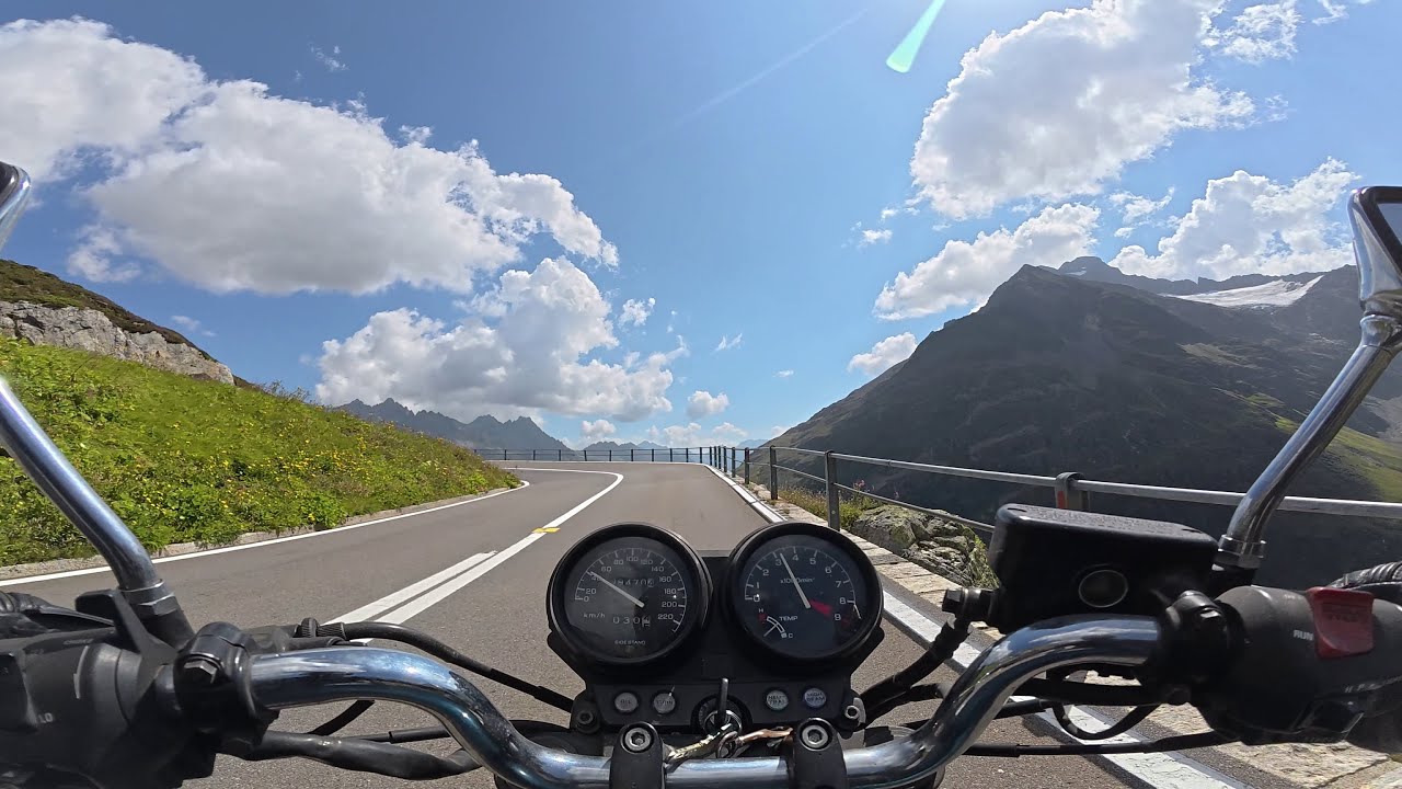 Sustenpass Motorradfahrt | POV Honda NTV 650 mit Original Sound