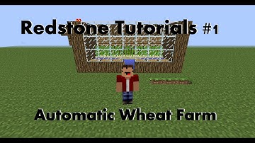 Minecraft Redstone Tutorial #1 - Automatic Sugarcane Farm