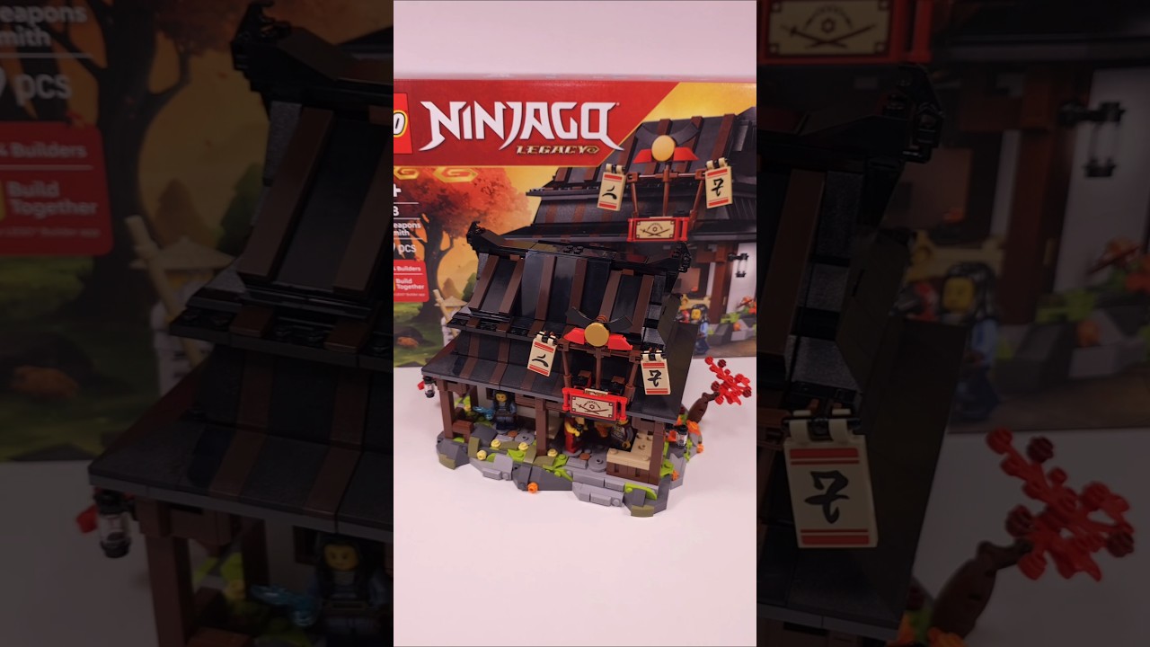 LEGO NINJAGO Four Weapons Blacksmith 15th Anniversary (71858)[1259 pcs] Review Part 1 