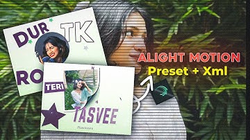 Dekha Ek Khawab || Ae Inspired Alight Motion Edit || Preset+ Xml ( Trending Typography )